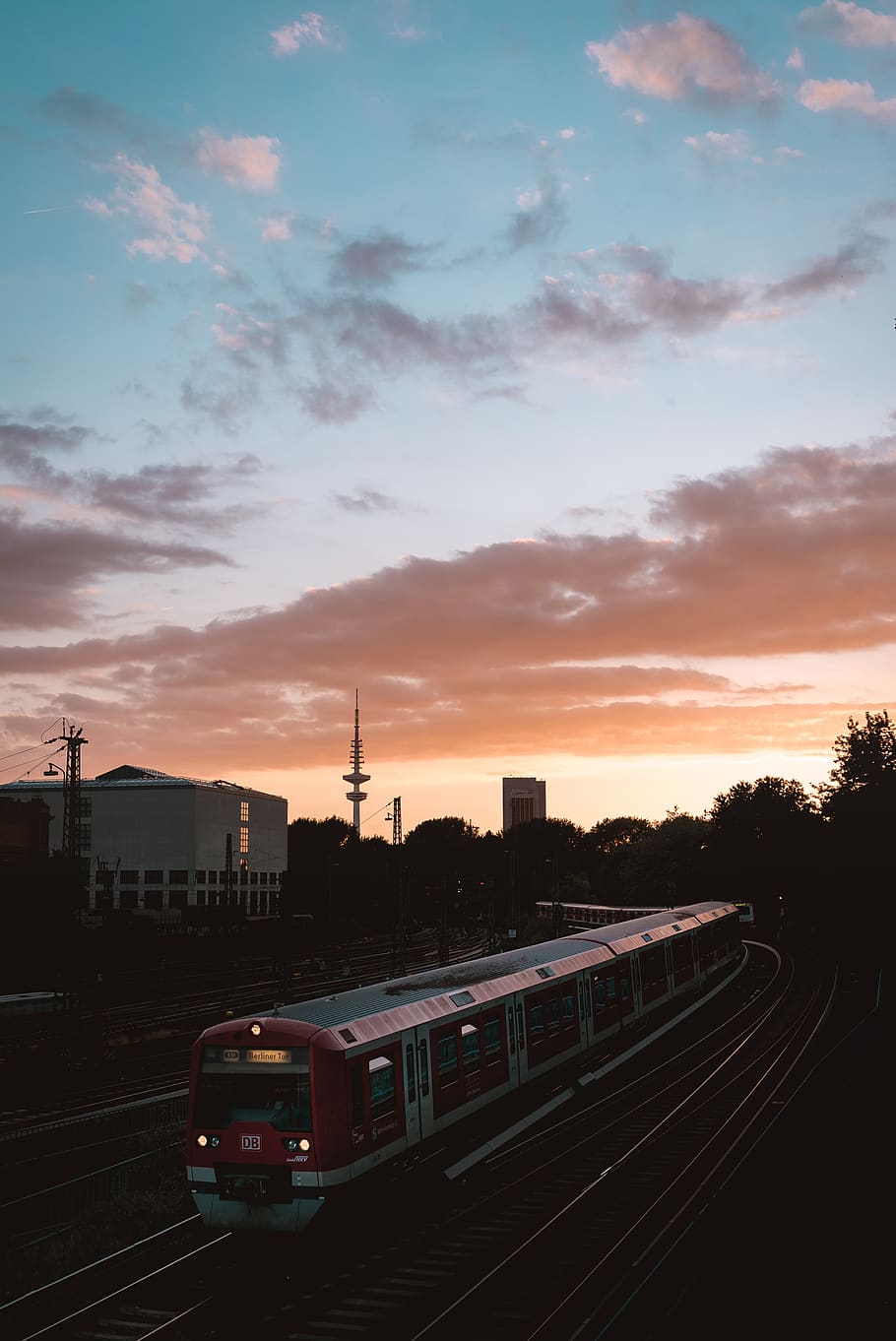 HD Wallpaper Hamburg Germany Wallpaper City Cityscape Train