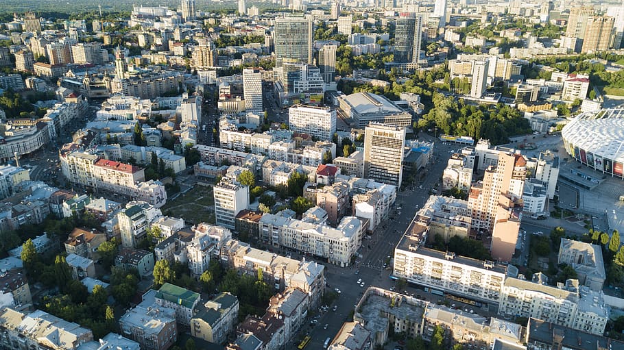 украина, киев, ukraine, city, urban, kyiv, dji, buildings, HD wallpaper