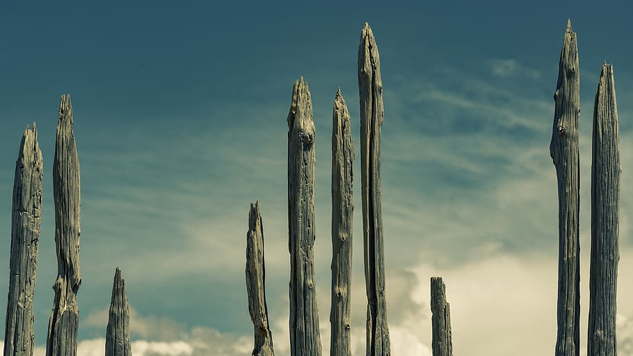 italy, punta secca, sky, clouds, pole, no people, nature, cloud - sky HD wallpaper