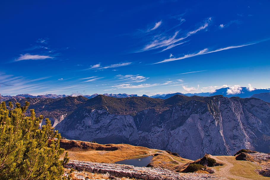 mountain, clouds, roads, paths, dam, scenics - nature, sky HD wallpaper