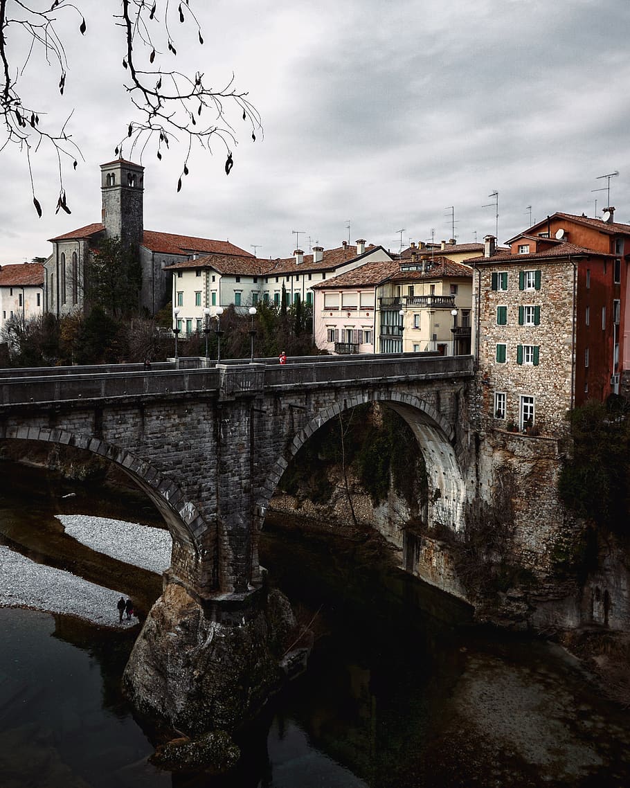 white concrete bridge during daytime, architecture, built structure HD wallpaper