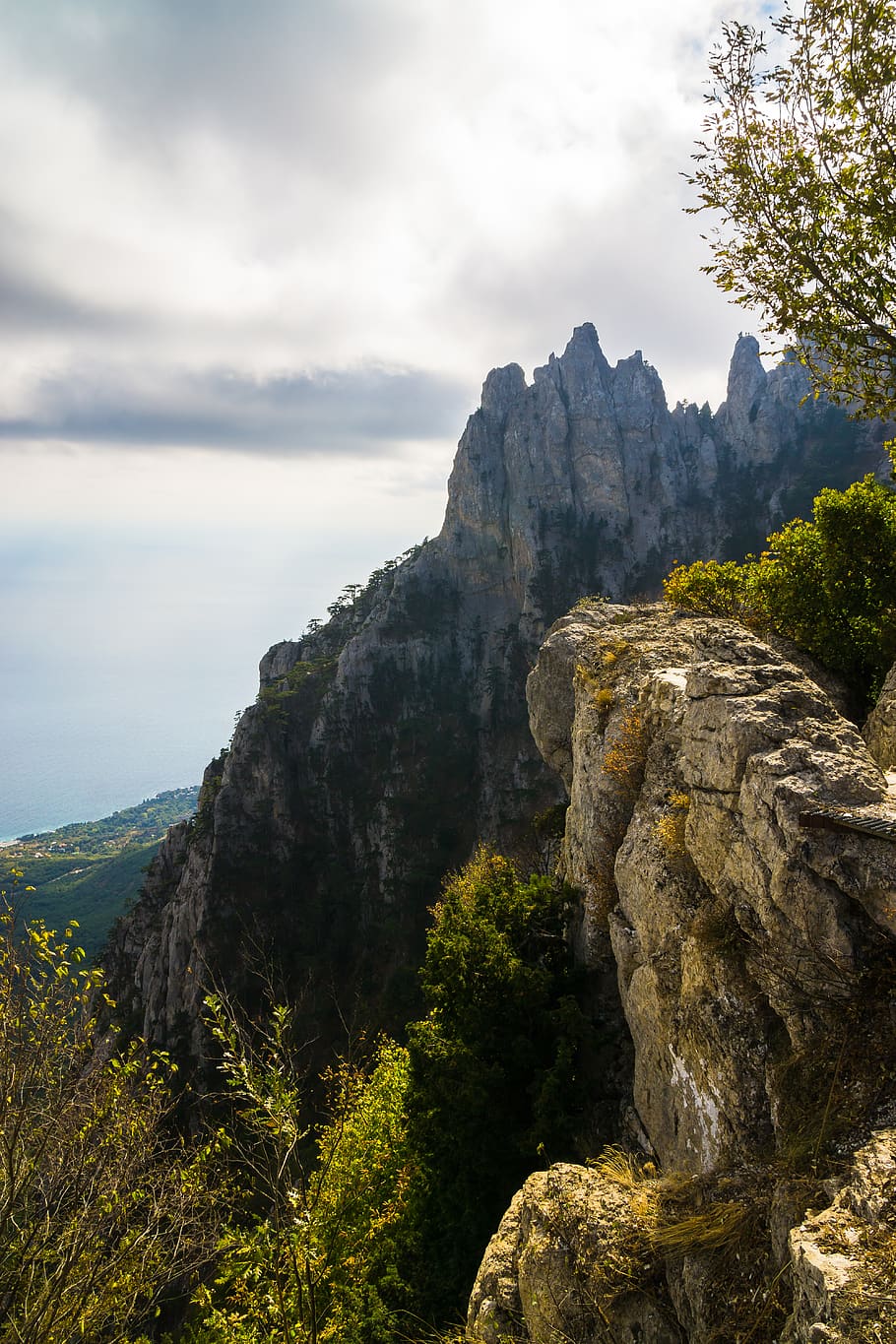 Rock Formation, cliff, daylight, landscape, mountain, nature HD wallpaper