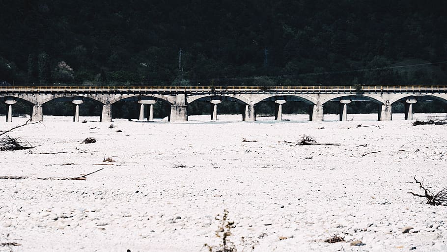 viaduct, building, bridge, soil, architecture, ground, nature HD wallpaper