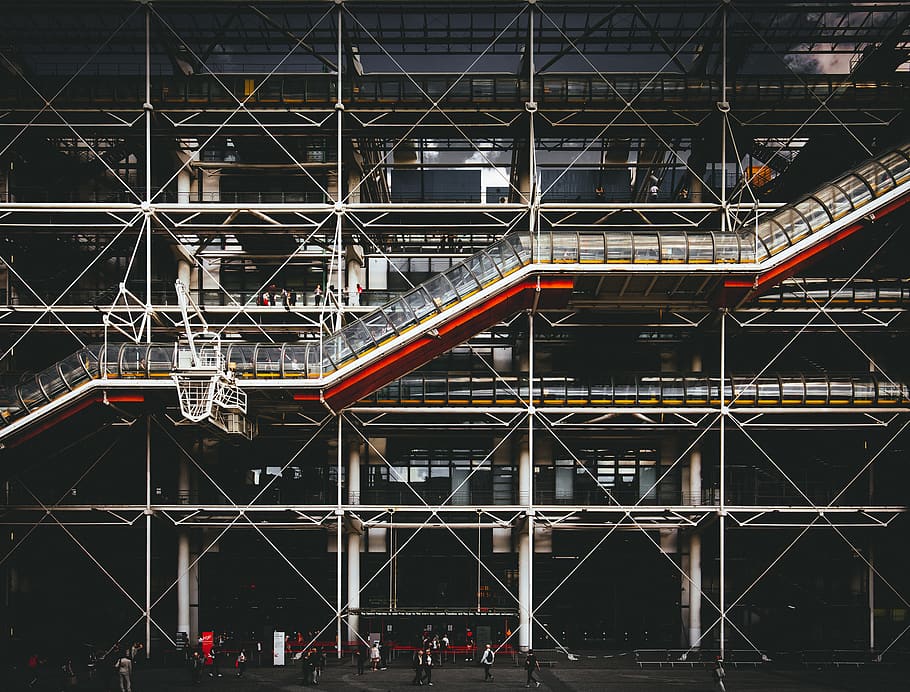building, architecture, built structure, metal, connection, building exterior HD wallpaper