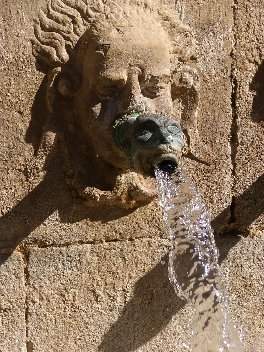 source, water, jet thirst, old, freshness, leon, cano, art and craft HD wallpaper