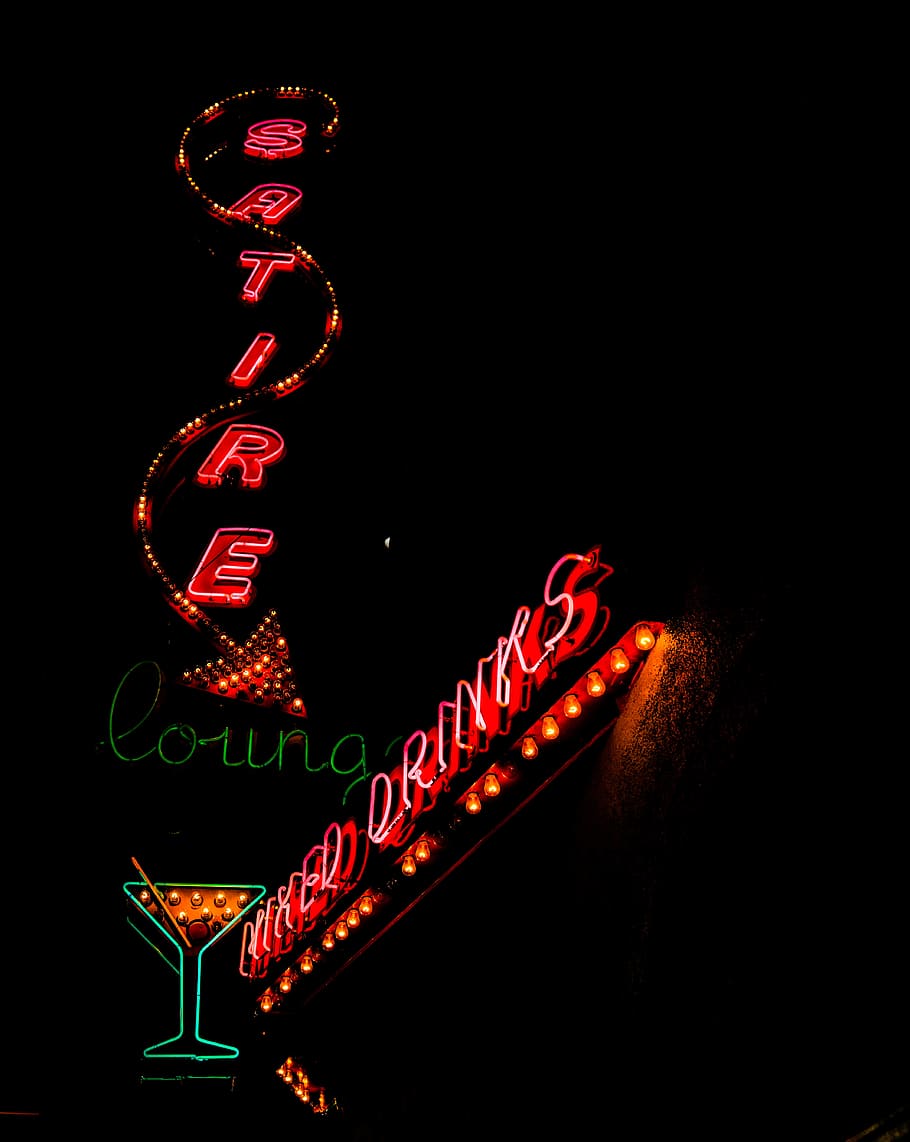 light, neon, text, denver, lighting, building, city, urban HD wallpaper