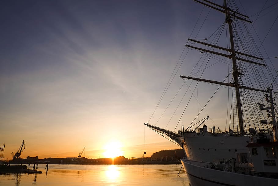 sweden, gothenburg, sunset, scandinavia, goteborg, sailing