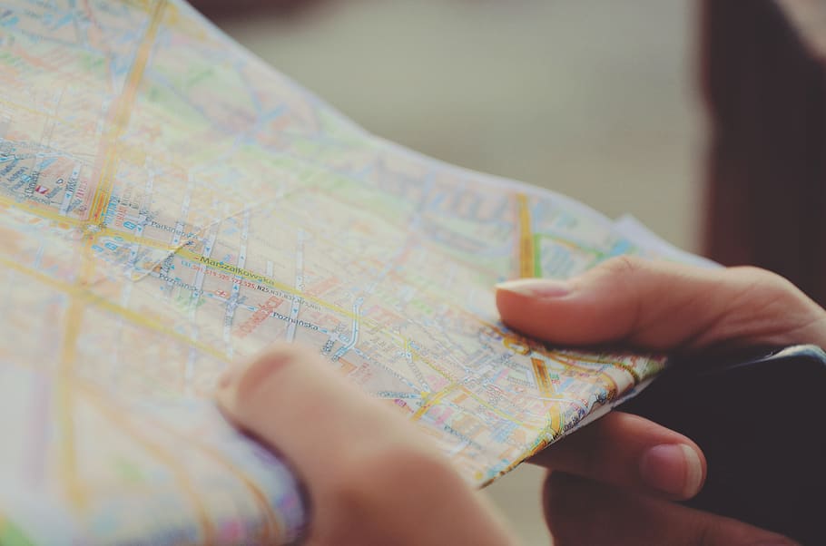 person holding map, human hand, human body part, finger, human finger HD wallpaper