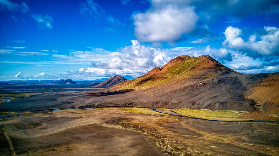 Landscape Photography of Brown and Green Mountains, beautiful HD wallpaper