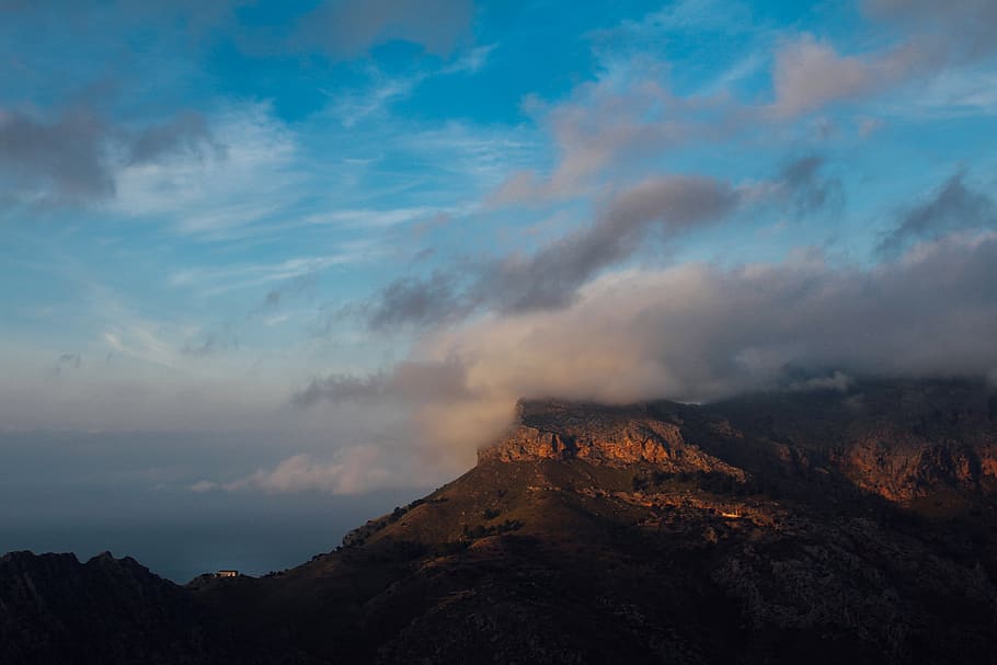 rooszan, sky, landscape, sunset, cloud, mountain, scenics - nature HD wallpaper