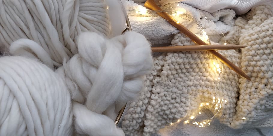 wool, nîmes, france, knitting, cotton, yarn, indoors, knot