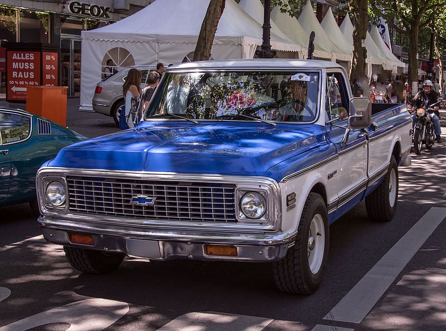 chevrolet, pickup, auto, oldtimer, truck, vehicle, classic HD wallpaper