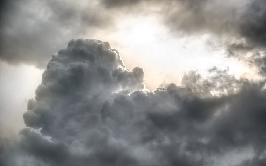 cloudscape, dramatic, hard, hdr, nature, sky, atmosphere, sunset HD wallpaper