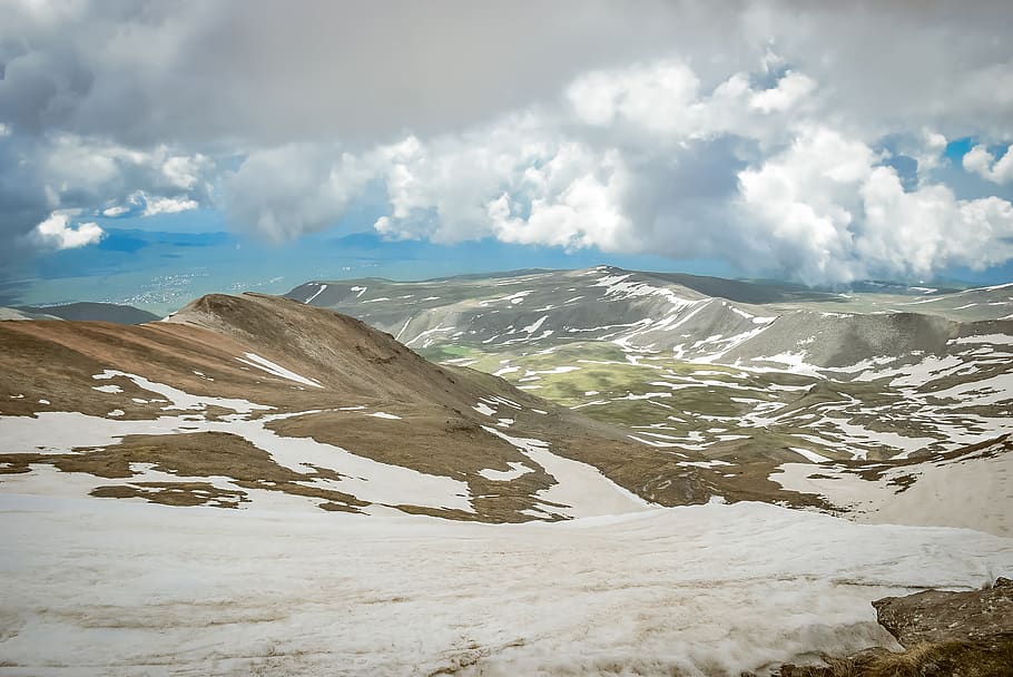 mountain, outdoors, nature, mountain range, plateau, land, peak HD wallpaper