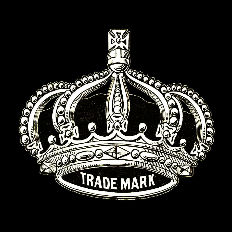 crown, silver, object, graphics, text, black background, architecture HD wallpaper