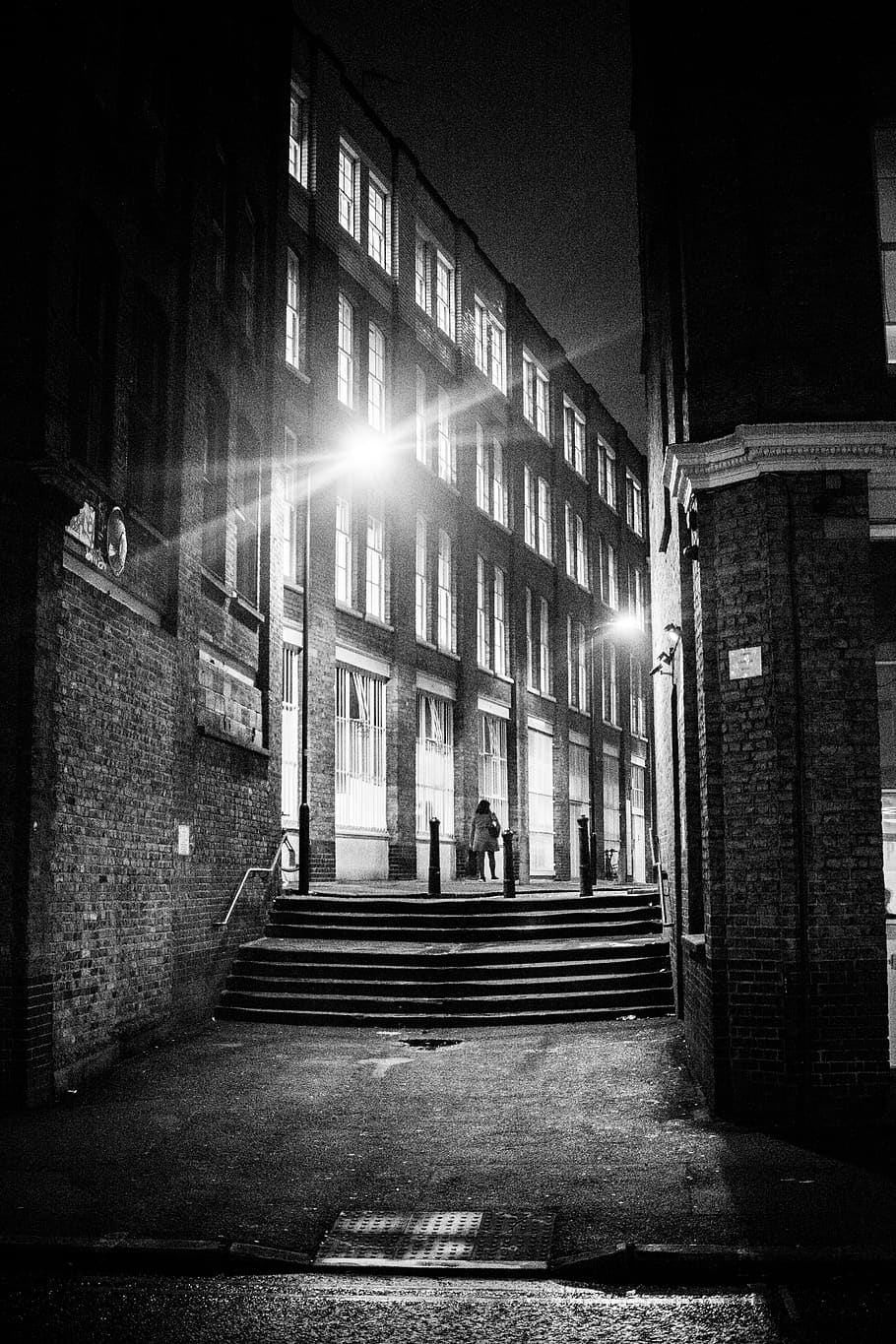 street, london, walking, step, light, lights, bulding, pathway HD wallpaper
