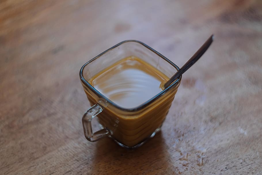 coffee, vintage, cup, table, wood - material, food and drink HD wallpaper