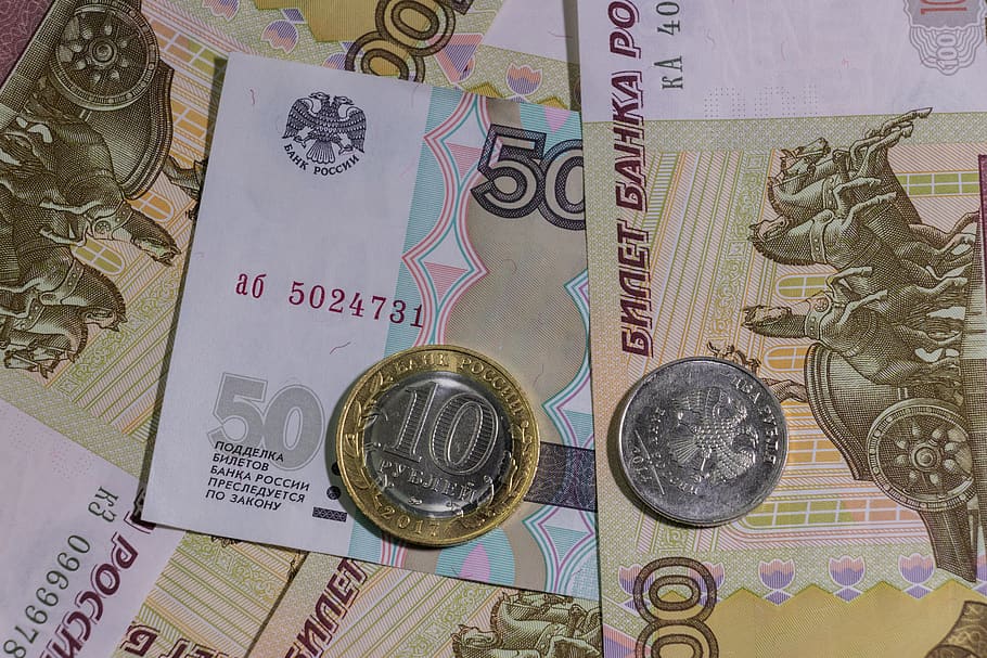 currency, wealth, finances, background, golden, ruble, russia HD wallpaper