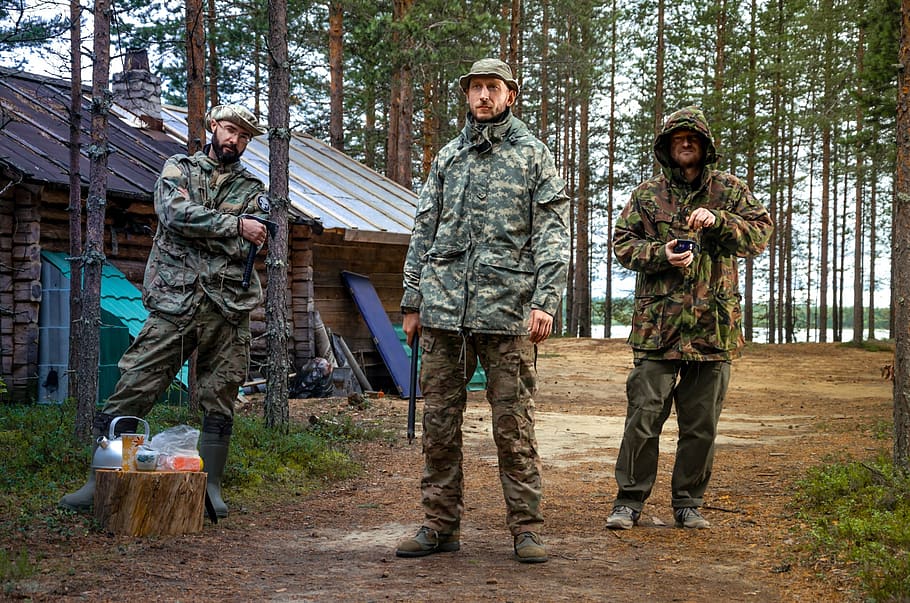 forest, military, weapons, axe, karelia, north, russia, backwoods HD wallpaper
