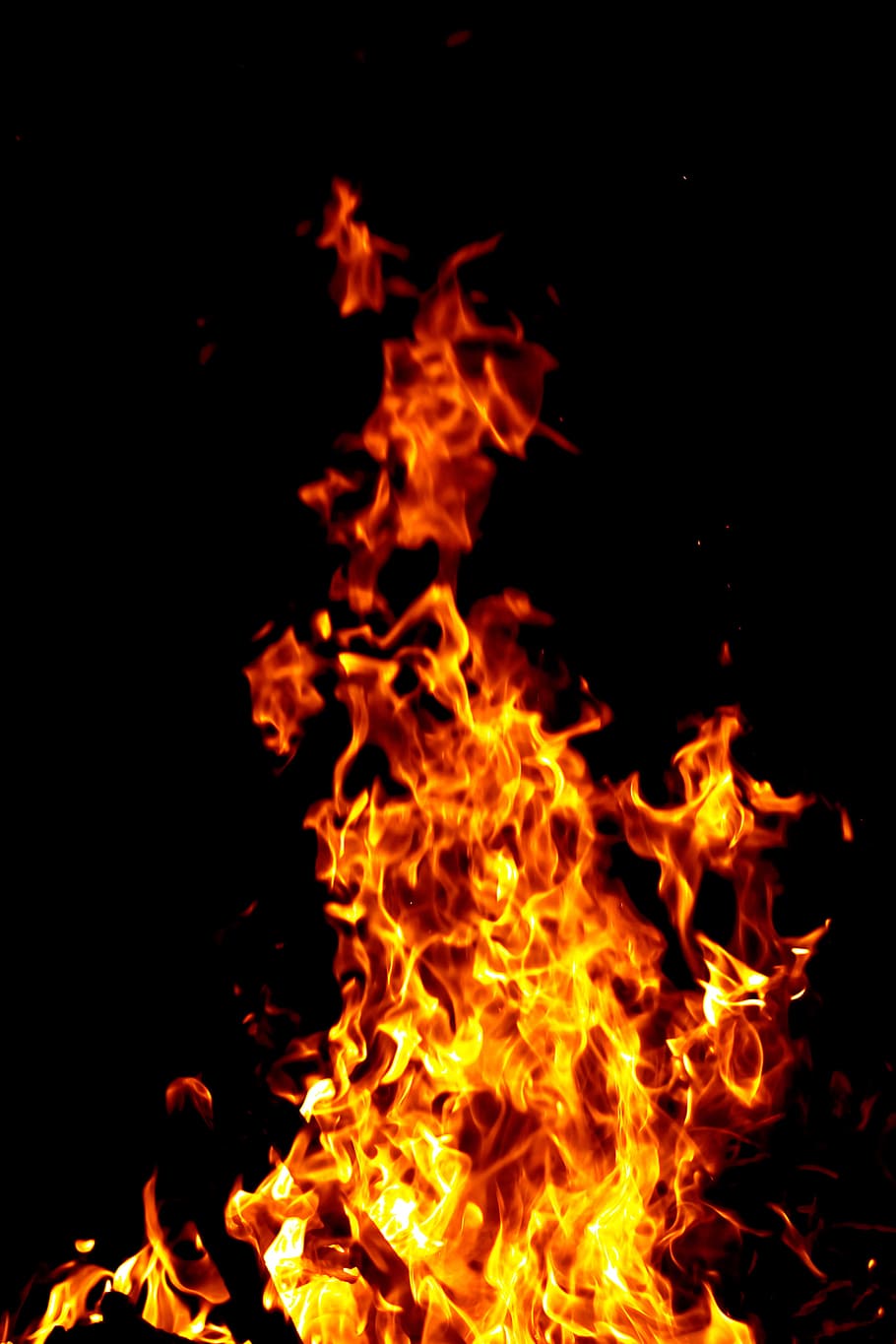 fire, flame, heat, hot, abstract, background, beautiful, blaze, HD wallpaper