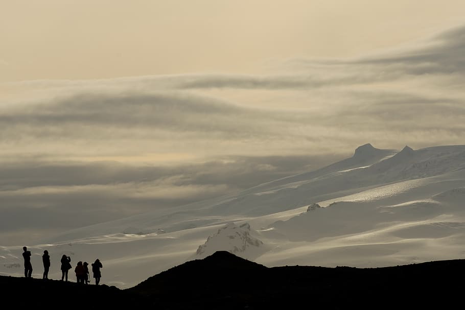 mountain, highland, cloud, sky, summit, ridge, landscape, nature HD wallpaper