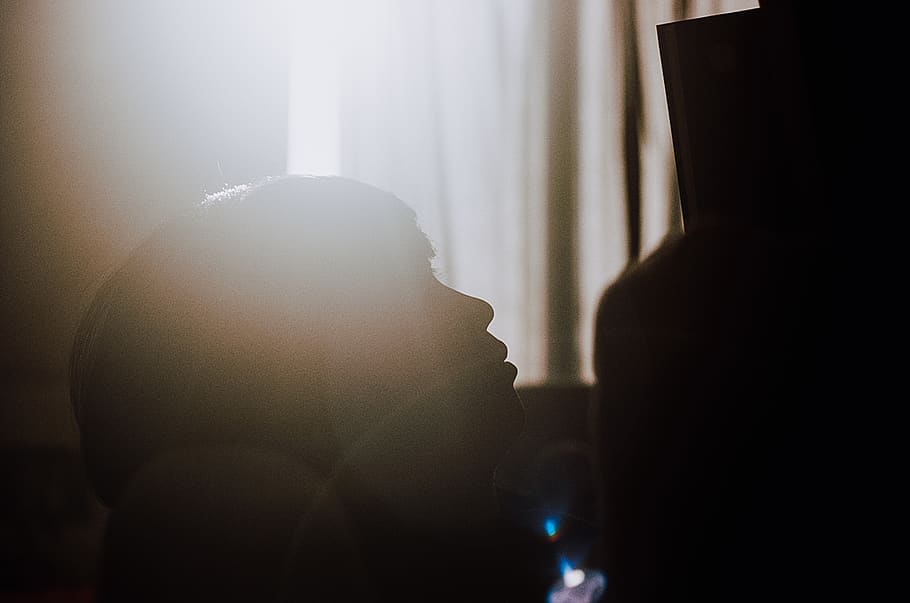 silhouette, light, flare, sunlight, analog, film photography HD wallpaper
