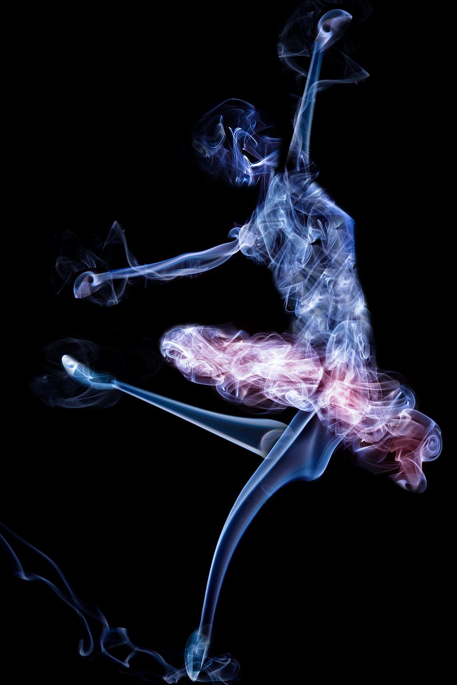 light, dance, dancing, texture, human, activity, black background HD wallpaper