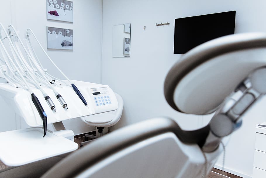 chair, dentist, dental, clinic, teeth, medical, technology, HD wallpaper