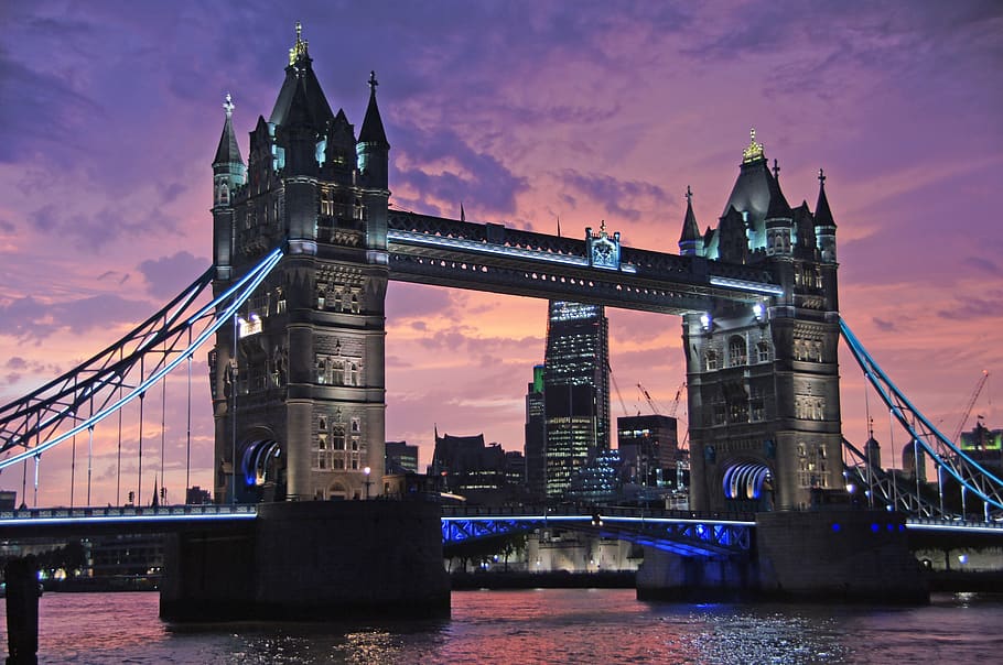 Tower Bridge, London, architecture, bascule bridge, building HD wallpaper