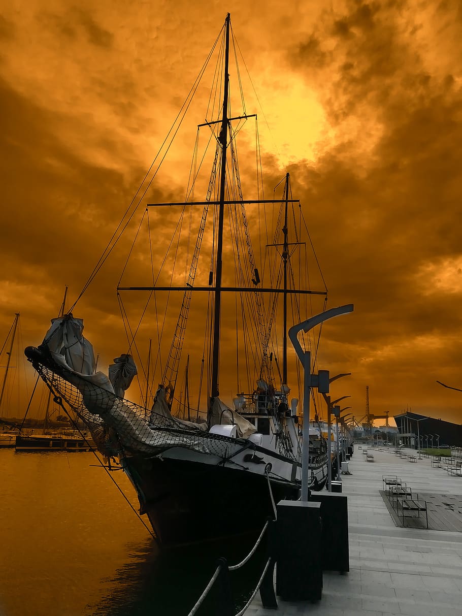 sunrise, sunshine, sunset, ship, cloud, sea, blacksea, nautical vessel HD wallpaper