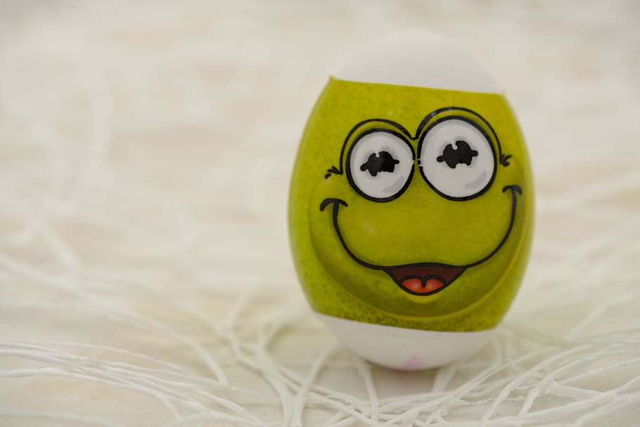 easter egg, easter celebration, colorful, frog, representation HD wallpaper