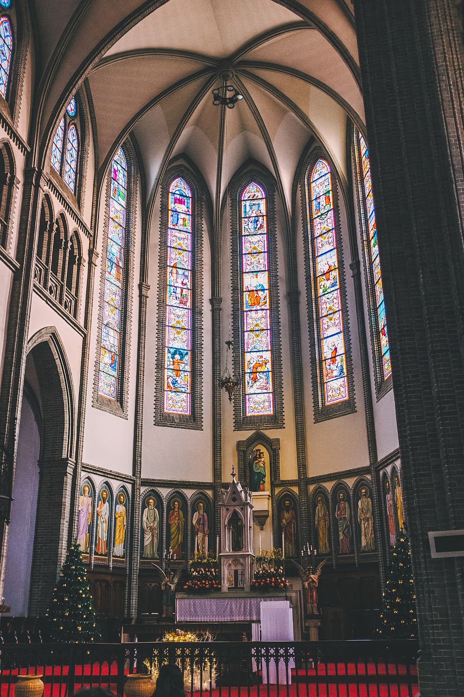 church interior design, place of worship, belief, religion, spirituality HD wallpaper