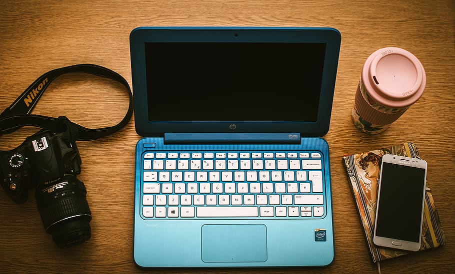 laptop, computer, gadget, modern, technology, electronics, research HD wallpaper