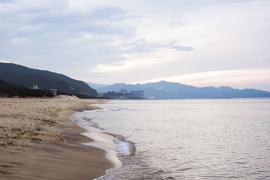 water, mountain, beauty in nature, scenics - nature, sky, tranquility HD wallpaper