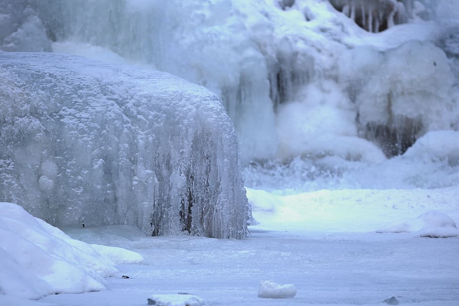 snow, winter, ice, cold, frozen, waters, nature, frost, landscape HD wallpaper