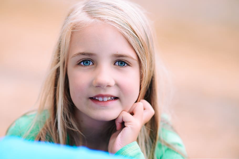 kids, child, portrait, childhood, girls, offspring, headshot HD wallpaper