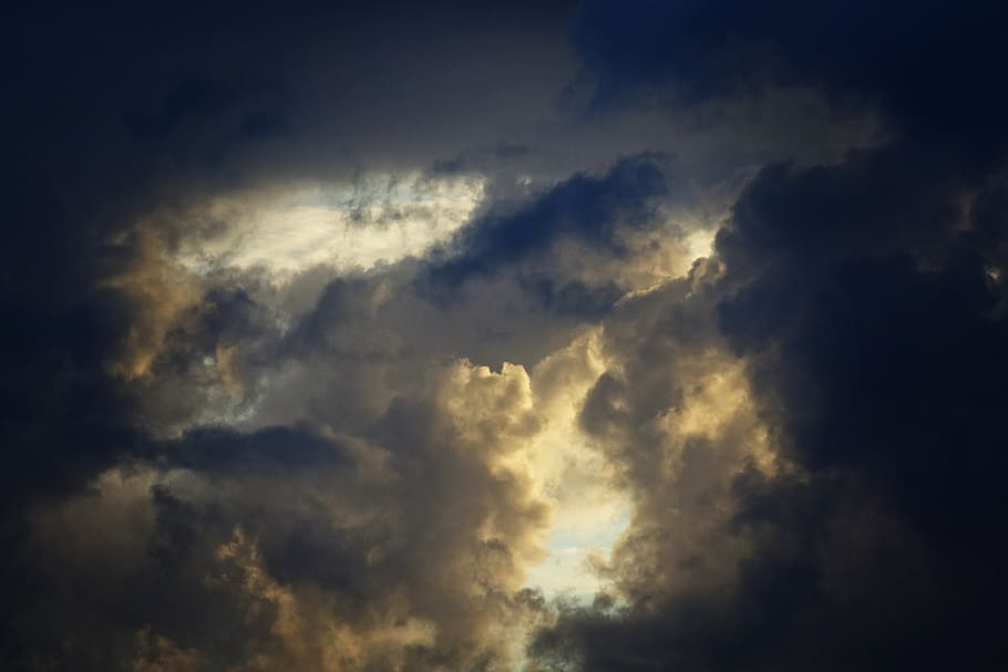 germany, baltrum, sky, clouds, colors, sunset, cloud - sky HD wallpaper