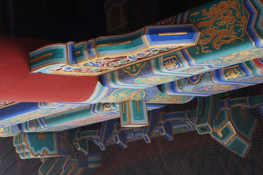 architecture, building, temple, china, beijing, the forbidden city HD wallpaper