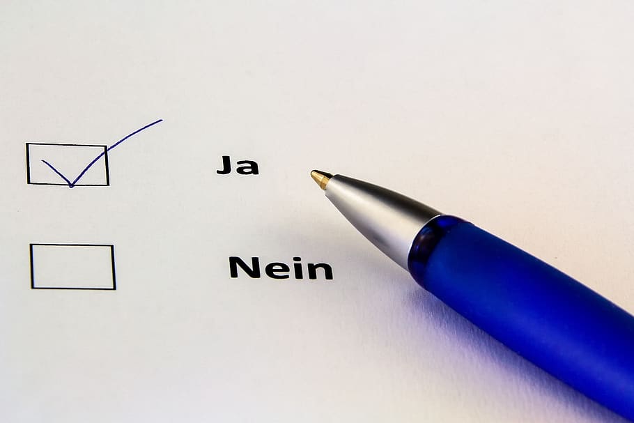 write, paper, yes, vote, ankreuzen, positive, coolie, pen, office HD wallpaper