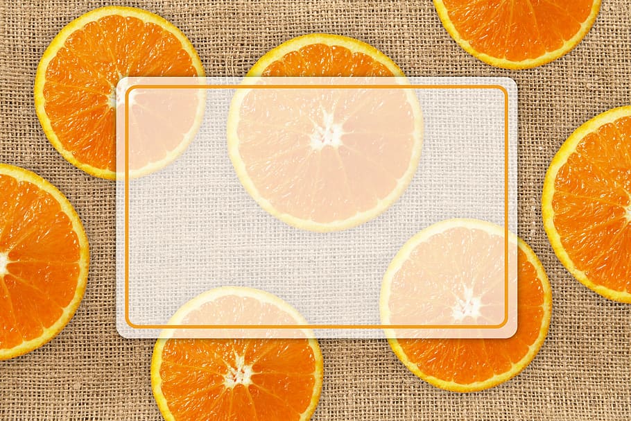 oranges, discs, fruit, burlap, texture, pattern, list, memo HD wallpaper