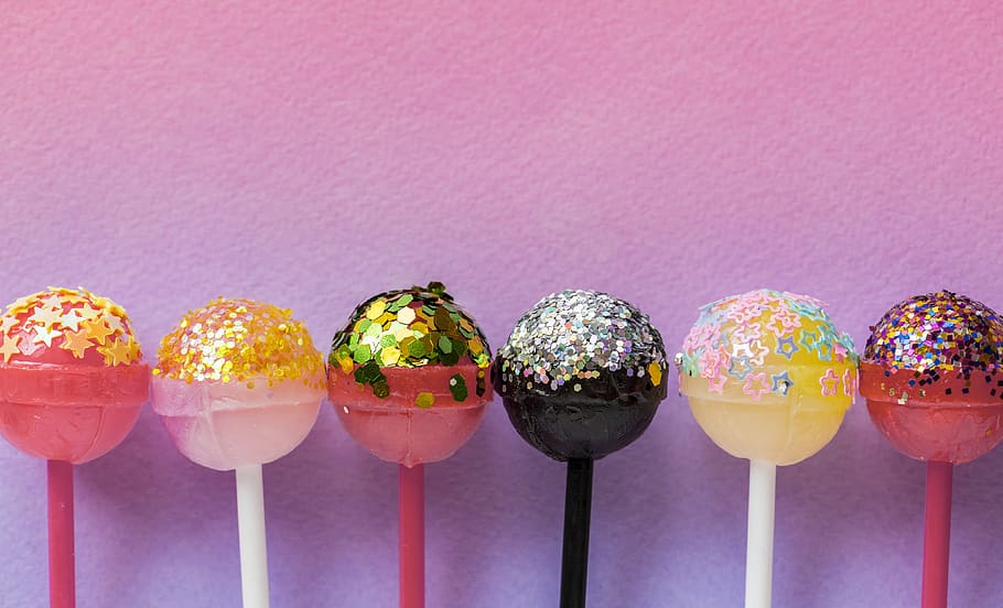 assortment, background, candy, childhood, circle, close up HD wallpaper