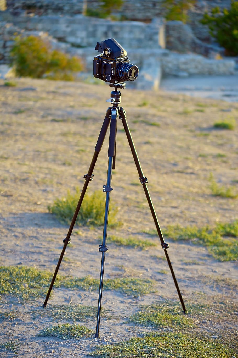 mamiya, camera, tripod, retro, vintage, photography themes HD wallpaper