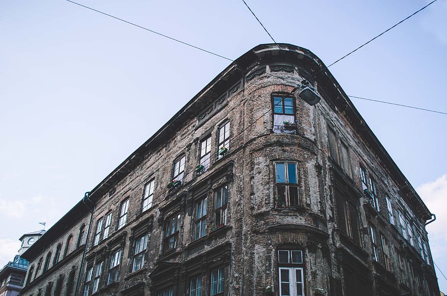 hungary, budapest, old building, brick, building exterior, architecture HD wallpaper