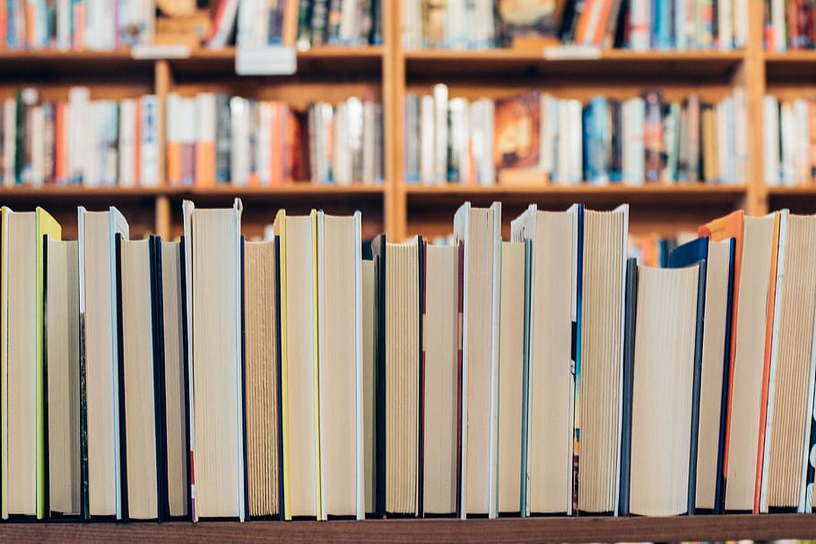 books, knowledge, school, library, education, bookshelf, publication HD wallpaper