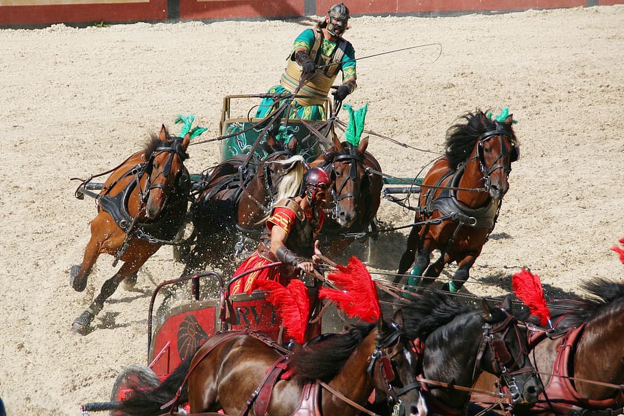 roman colosseum chariot races