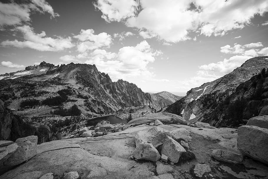 washington state, nature, pnw, sky, cloud - sky, mountain, rock HD wallpaper