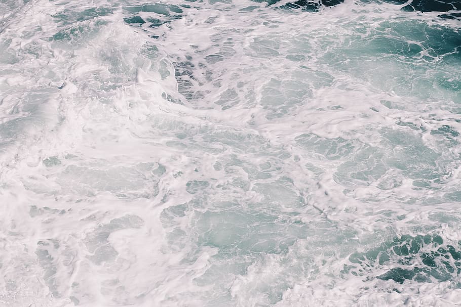ocean waves during daytime, water, sea, sport, full frame, motion HD wallpaper