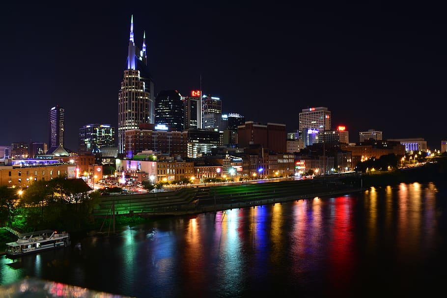 Online crop | HD wallpaper: nashville, united states, color, skyline ...