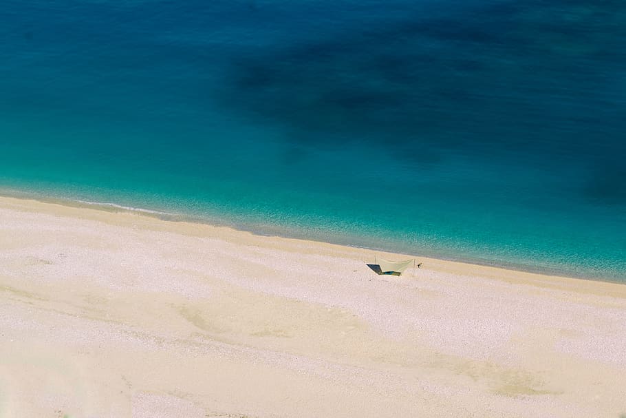 turquoise, beach, blue, myrtos, kefalonia, island, coastline HD wallpaper