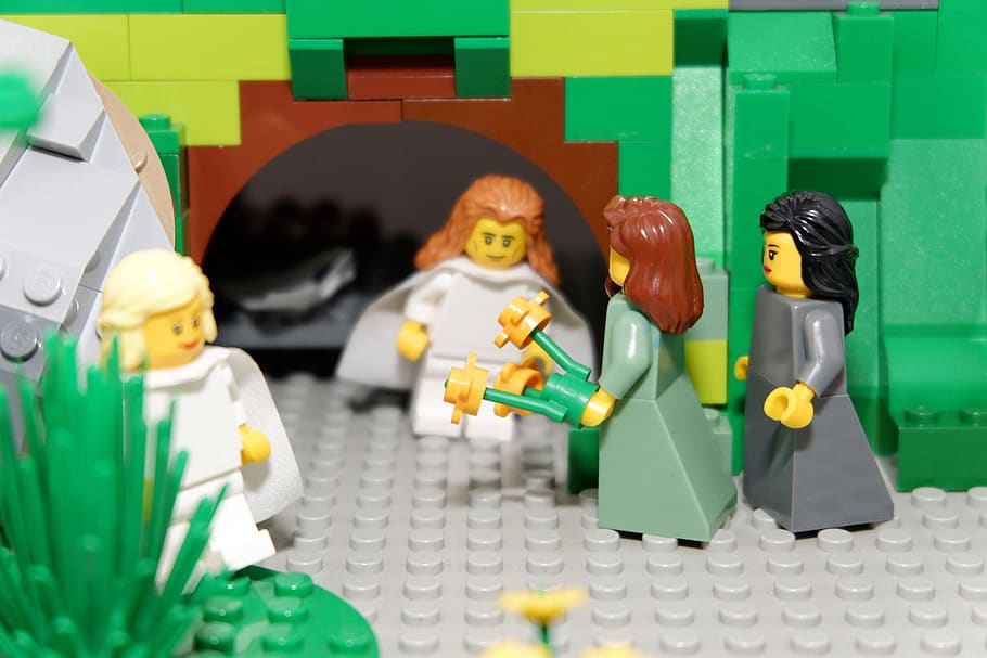 easter, spring, lego, easter story, christian, jesus, he is risen HD wallpaper